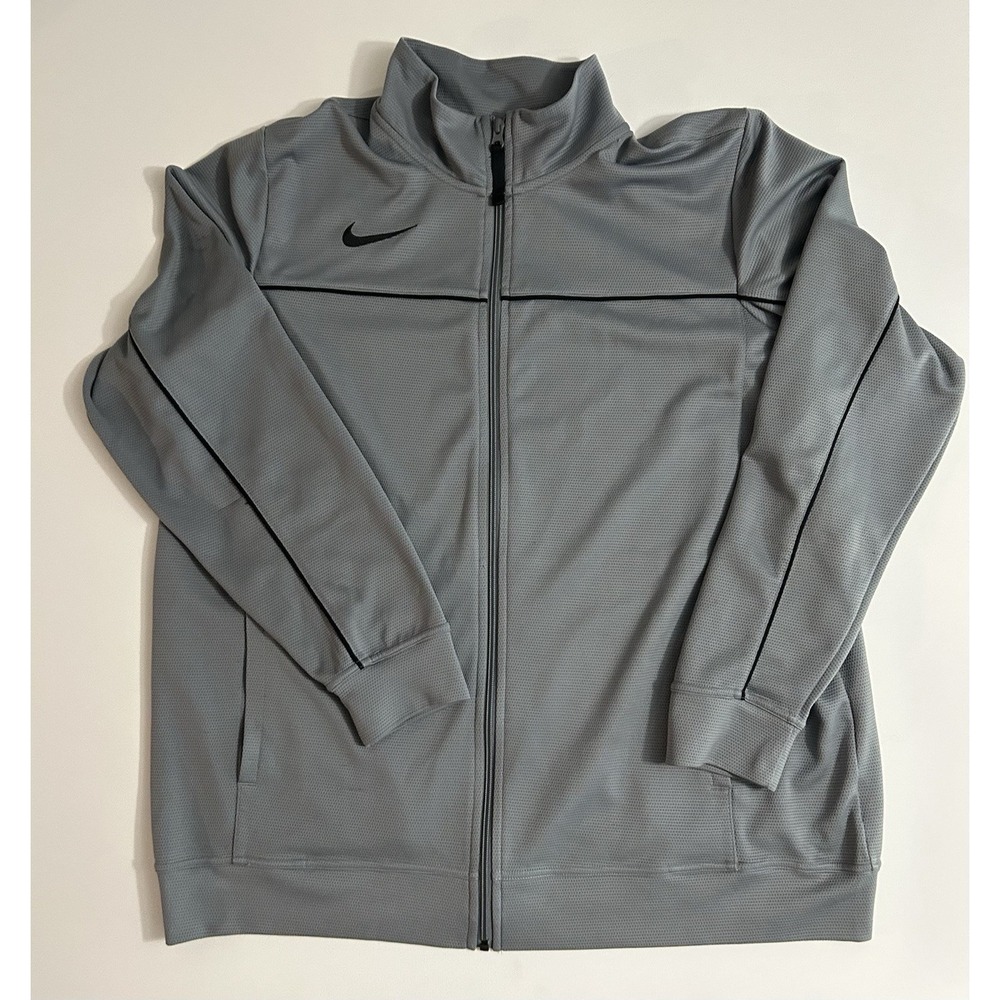 Nike Men's Team Rivalry Basketball Warmup Jacket Cool‎ Grey XL